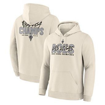 Unisex Fanatics Beige Las Vegas Aces 2025 WNBA Finals Champions Courtside Hoodie
