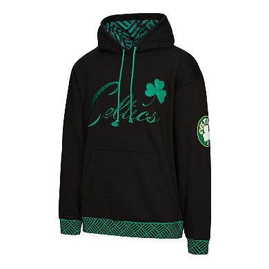 Unisex Mitchell & Ness Black Boston Celtics Vintage Heavyweight Hoodie