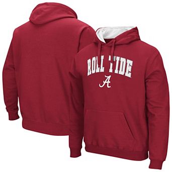 Men's Colosseum Crimson Alabama Crimson Tide Rally Cry Fleece Hoodie