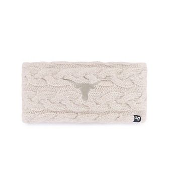 Women's '47 Natural Texas Longhorns Core & Inline Latte Knit Headband