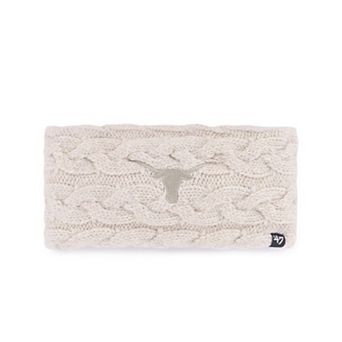 Women's '47 Natural Texas Longhorns Core & Inline Latte Knit Headband