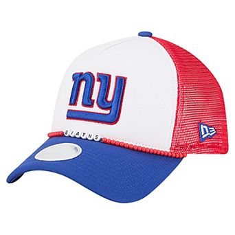 Women's New Era White/Royal New York Giants Friendship Bracelet 9FORTY Adjustable Hat