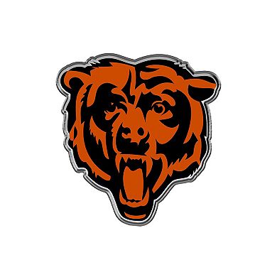 Logo Brands Chicago Bears Embossed Color Auto Emblem