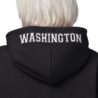 Women's Starter Black Washington Commanders 4th Down Full-Zip Hoodie