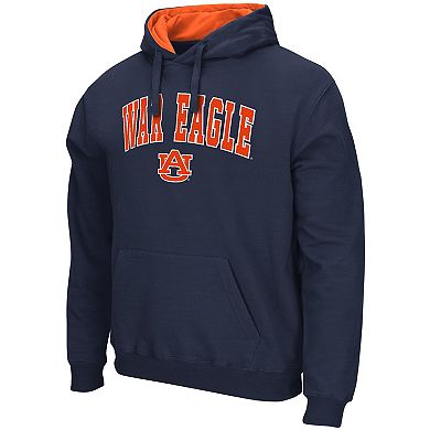 Men's Colosseum Navy Auburn Tigers Rally Cry Fleece Hoodie