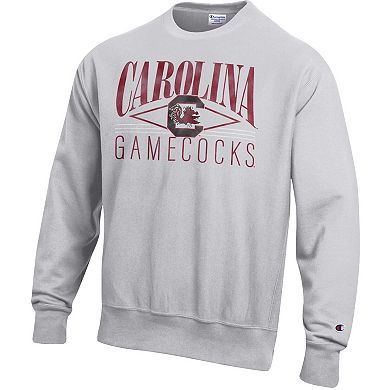 Men's Champion Gray South Carolina Gamecocks Reverse Weave Fleece Sweatshirt