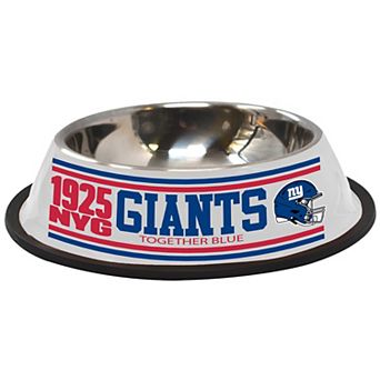 The Memory Company New York Giants Stainless Steel Pet Bowl