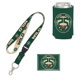 WinCraft Minnesota Wild 25th Anniversary Primary Logo Three-Piece Fan Pack