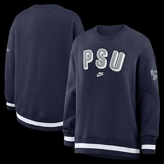 Women's Nike Navy Penn State Nittany Lions Oversized Legacy Phoenix Sweatshirt