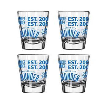 Oklahoma City Thunder 2oz. Shot Glass Set