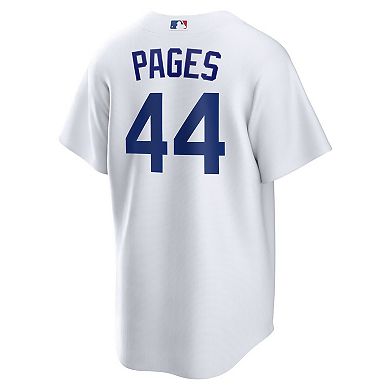 Men's Nike Andy Pages White Los Angeles Dodgers Home Replica Jersey