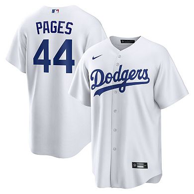 Men's Nike Andy Pages White Los Angeles Dodgers Home Replica Jersey