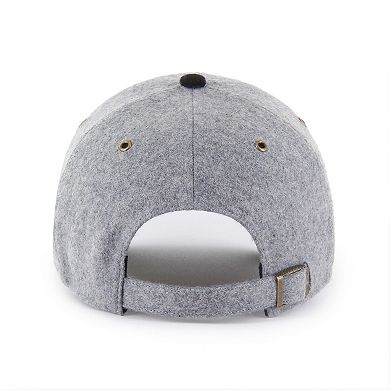 Men's '47 Gray/Black Chicago White Sox Golden Age Wool Clean Up Adjustable Hat