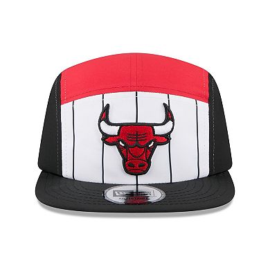 Men's New Era White/Black Chicago Bulls 2025 NBA Tip Off Camper Adjustable Hat