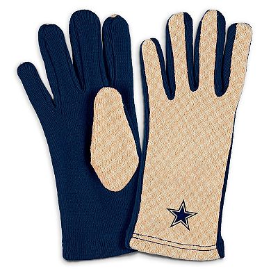 Women's WEAR by Erin Andrews Dallas Cowboys Tonal Microcheck Scarf & Glove Set
