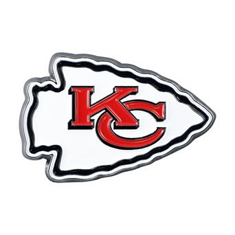 Logo Brands Kansas City Chiefs Embossed Color Auto Emblem