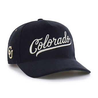 Unisex '47 Black Colorado Buffaloes Collections Golden Age Corduroy Hitch Adjustable Hat