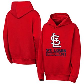 Youth Outerstuff Red St. Louis Cardinals Back to Basics Hoodie