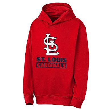 Youth Outerstuff Red St. Louis Cardinals Back to Basics Hoodie