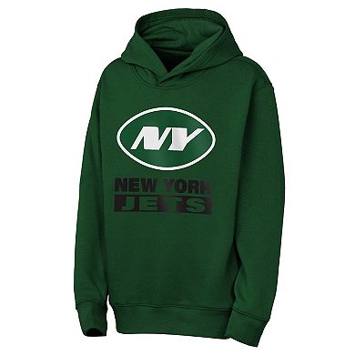 Youth Outerstuff Green New York Jets Back to Basics Hoodie