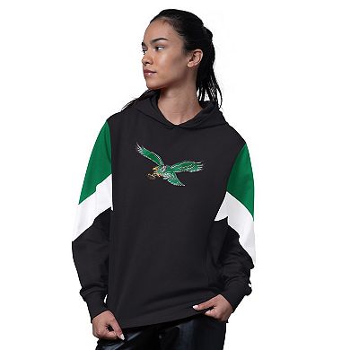 Women's Starter Black Philadelphia Eagles Scrimmage Hoodie