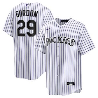 Men's Nike Tanner Gordon White Colorado Rockies Home Replica Jersey