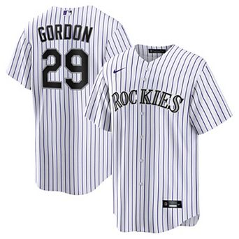 Men's Nike Tanner Gordon White Colorado Rockies Home Replica Jersey