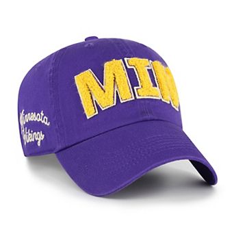 Women's '47 Purple Minnesota Vikings Zoey Clean Up Adjustable Hat