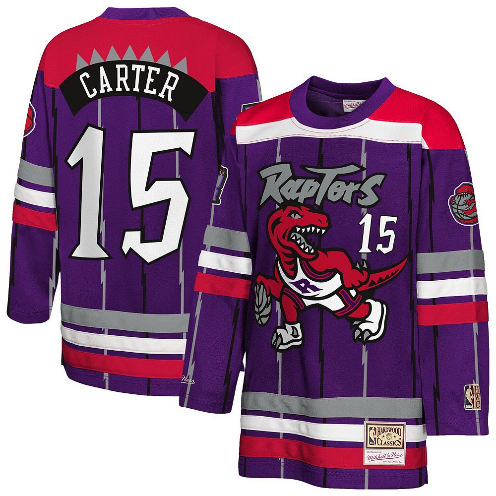 Youth Mitchell & Ness Vince Carter Purple Toronto Raptors Maxxed