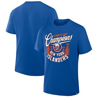 Men's Fanatics Royal New York Islanders 4x Stanley Cup Champions T-Shirt