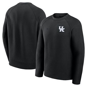 Men's Nike Black Kentucky Wildcats Tech Fleece Raglan Sweatshirt