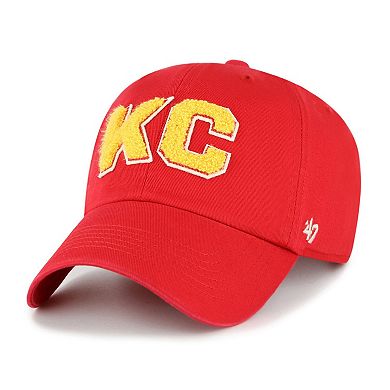 Women's '47 Red Kansas City Chiefs Zoey Clean Up Adjustable Hat