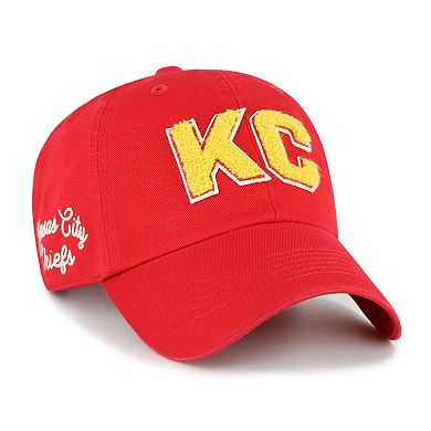 Women's '47 Red Kansas City Chiefs Zoey Clean Up Adjustable Hat