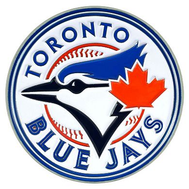Logo Brands Toronto Blue Jays Embossed Color Auto Emblem