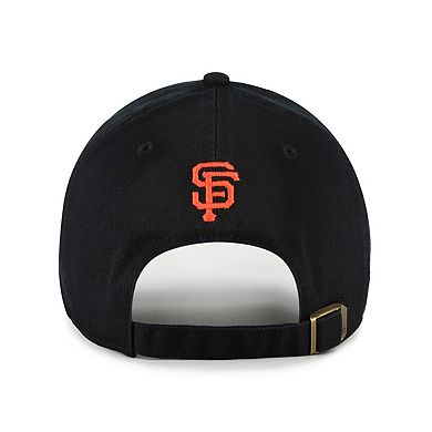 Women's '47 Black San Francisco Giants Zoey Clean Up Adjustable Hat