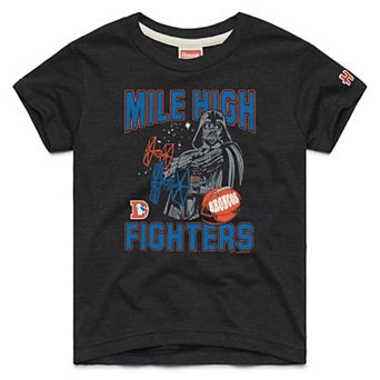 Youth Homage Black Denver Broncos Star Wars x NFL Tri-Blend T-Shirt