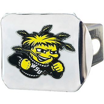 Logo Brands Wichita State Shockers Color on Chrome Hitch Cover