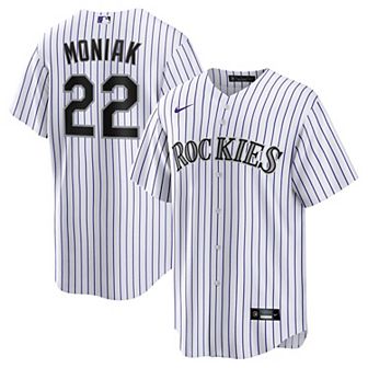 Men's Nike Mickey Moniak White Colorado Rockies Home Replica Jersey