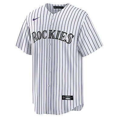 Men's Nike Mickey Moniak White Colorado Rockies Home Replica Jersey