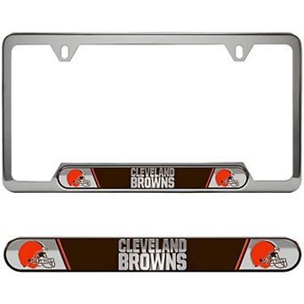 Logo Brands Cleveland Browns Embossed License Plate Frame