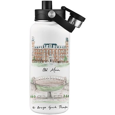 Arkansas Razorbacks Laura Wilcox Watercolors 34oz. Water Bottle