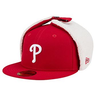 Men's New Era Red Philadelphia Phillies Dog Ear Classic 59FIFTY Fitted Hat