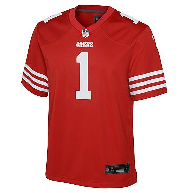 Youth Nike Ricky Pearsall Scarlet San Francisco 49ers Team Game Jersey