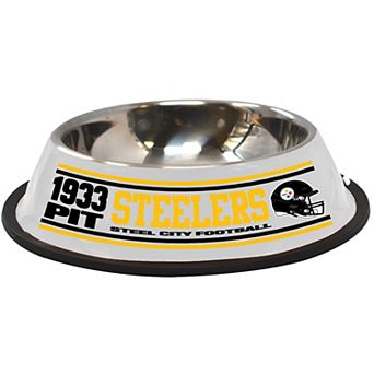 The Memory Company Pittsburgh Steelers Stainless Steel Pet Bowl
