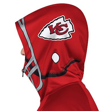 Men's Pro Player Red/Gold Kansas City Chiefs Helmet Full-Zip Hooded Track Jacket