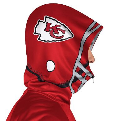 Men's Pro Player Red/Gold Kansas City Chiefs Helmet Full-Zip Hooded Track Jacket
