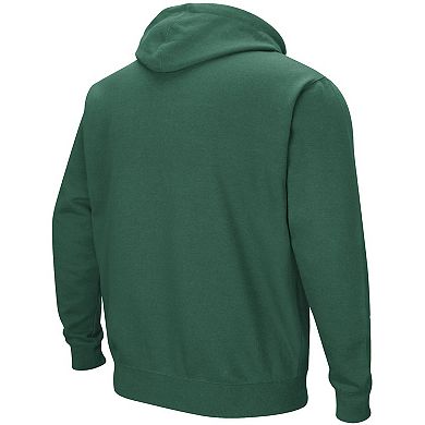 Men's Colosseum Green Michigan State Spartans Rally Cry Fleece Hoodie