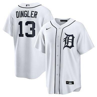 Men's Nike Dillon Dingler White Detroit Tigers Home Replica Jersey