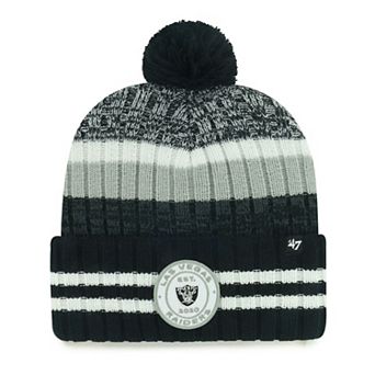 Men's '47 Las Vegas Raiders Quiver Cuffed Knit Hat with Pom