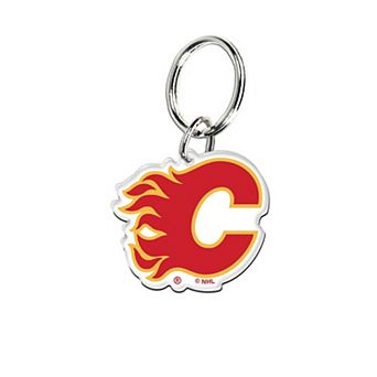 WinCraft Calgary Flames Premium Acrylic Core Key Ring